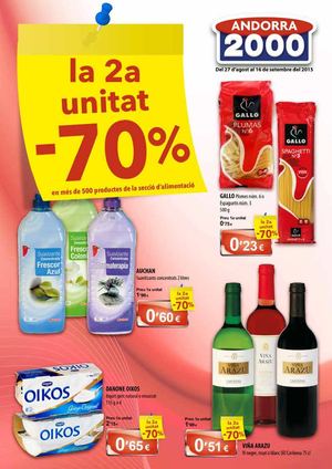 ANDORRA 2000 - CATÀLEG 2a UNITAT -70%