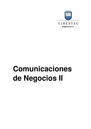 Comunicación De Negocios II