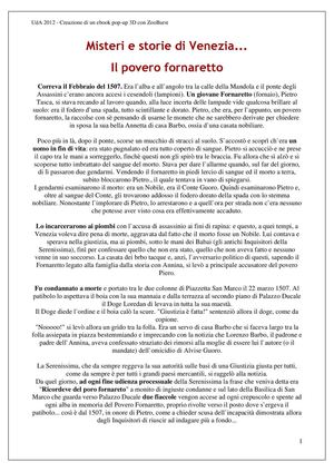 Il Mistero del Povero Fornaretto di Venezia