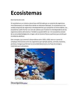 Ecosistemas