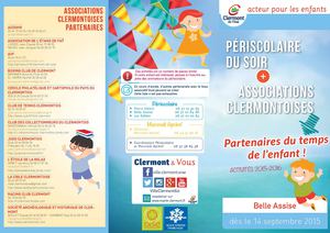 PERISCOLAIRE - ACTIVITES DU SOIR - SEPTEMBRE 2015 - BELLE ASSISE - RECTO VERSO