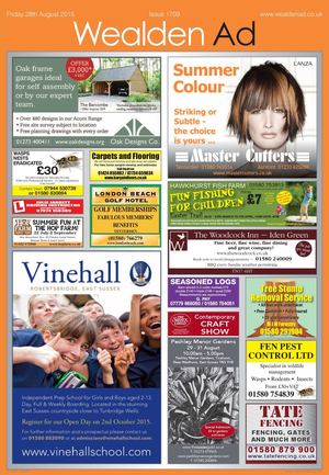 Wealden Ad 28/8/2015