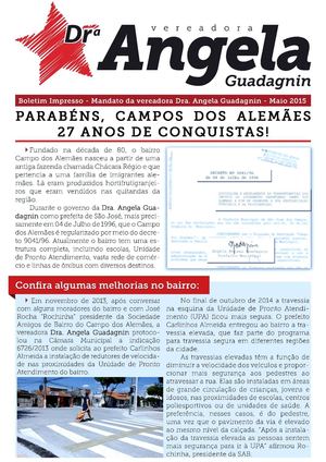 Parabéns, Campo dos Alemães 27 anos de Conquistas