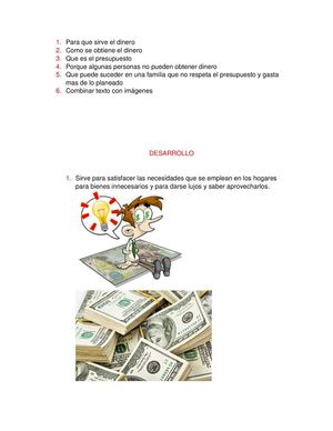 Para Que Sirve El Dinero