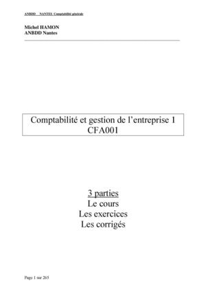 Cours Complet De Comptabilité Générale