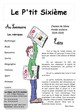 Journal des 6ème