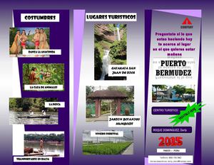 Triptico de Puerto Bermudez