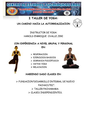 Taller Yoga