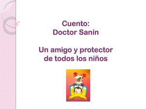 CUENTO DOCTOR SANÍN