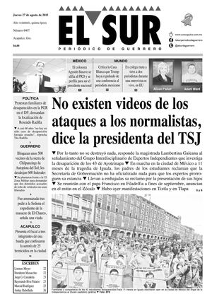 El Sur Jueves 27082015