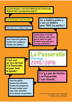 Saison Culturelle Passerelle Florange 2015-2016