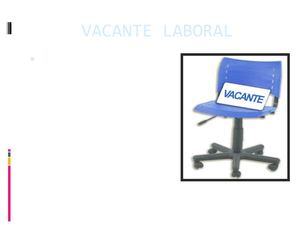 Concepto De Vacante