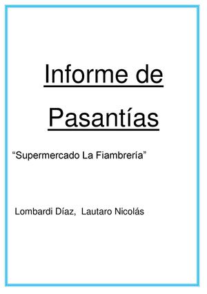 Informe De Pasantías Definitivo Lautaro Lombardi (1)