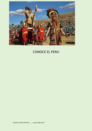 Conoce El Peru
