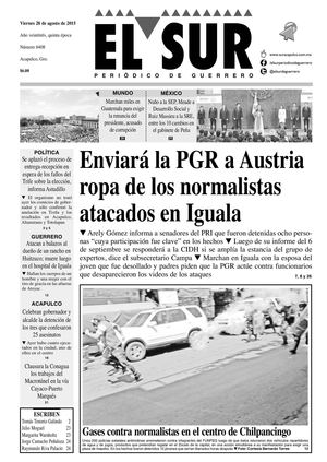 El Sur Viernes 28082015