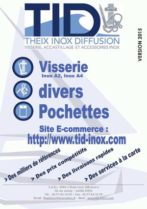 CATALOGUE VISSERIE INOX 2015