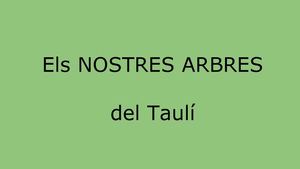 Els Nostres Arbres Del Taulí