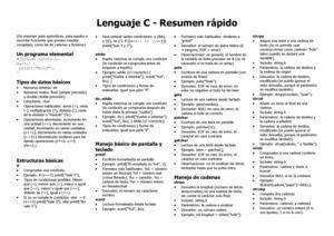 Resumen Rapido C