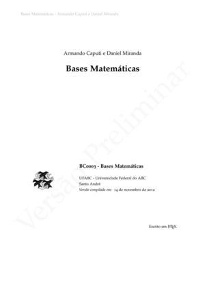 Bases Matematicas Livro