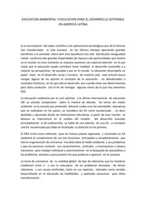Ensayo De Educacion Ambiental