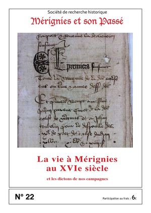 La vie à Mérignies au XVIe siècle