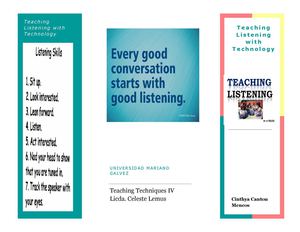 Teaching Listening With Technology