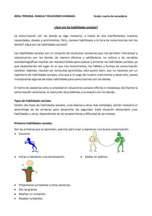 Habilidades Sociales