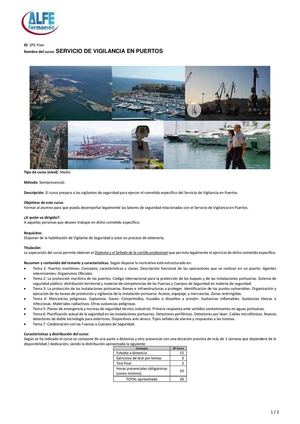 SERVICIO DE VIGILANCIA EN PUERTOS