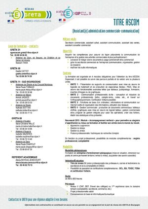 Fiche Descriptive Titre Ascom 2015/2016