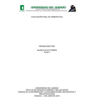 Trabajo Final Hemeroteca