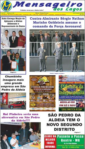 Mensageiro Dos Lagos Nr 203 Pb 4pg