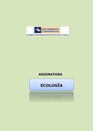 TEXTO - ECOLOGIA  - UC0251 2015 2