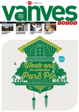 Vanves Infos Du Mois De Septembre 2015 (N°297)
