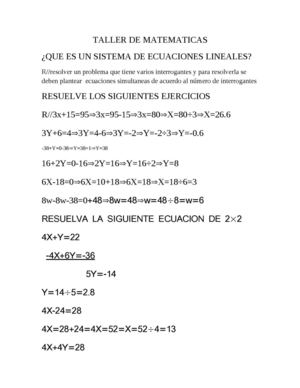 Taller De Matematicas By Heelen