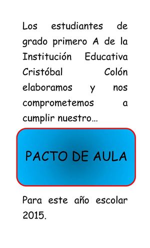 Pacto De Aula