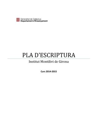 Pla D'escriptura
