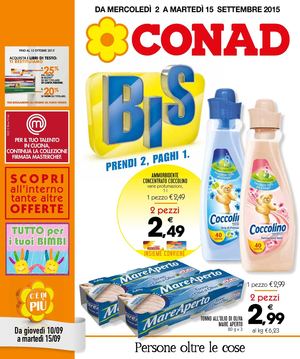 Volantino Conad Puglia Dal 2 Al 15 Settembre