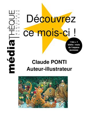 Découvrez Ce Mois Ci Claude Ponti