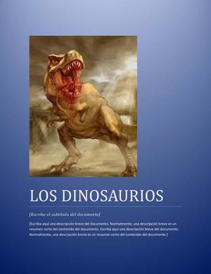 Los Dinosaurios