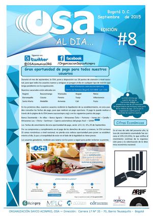 Boletín #8 Septiembre