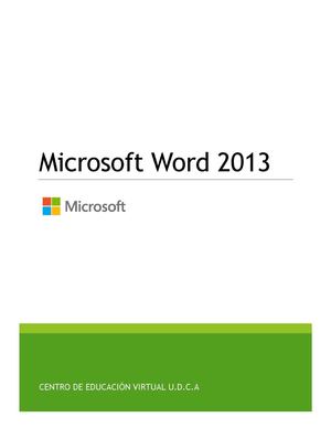Microsoft Word 2010