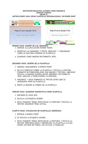 Diseño De Plantillas