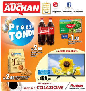 Volantino Auchan Calabria Dal 3 Al 16 Settembre