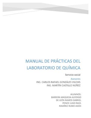 Practicas De Laboratorio De Quimica