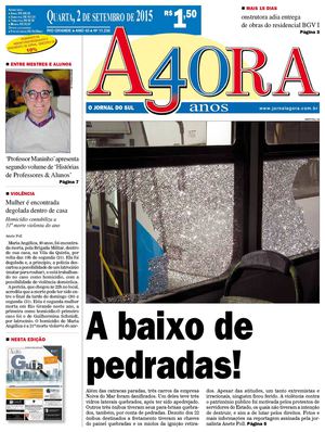 Jornal Agora - Edição 11236 - 2 de setembro de 2015
