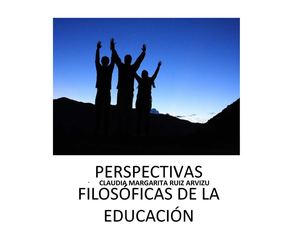 Cuadro Comparativo Filosofía De La Educación
