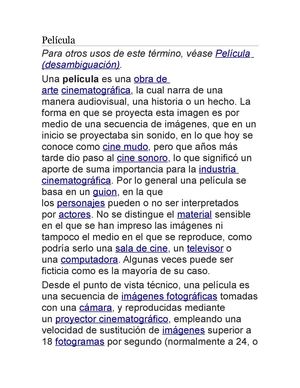 Pelicula