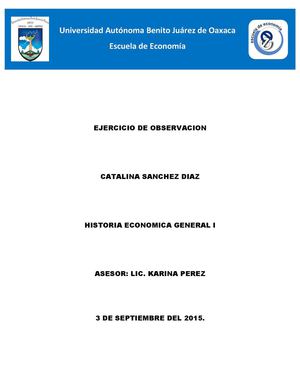 Ejercico De Observacion