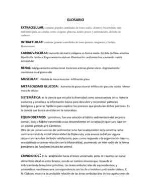 Glosario De Invertebrados 2