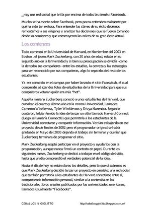 Historia de Facebook